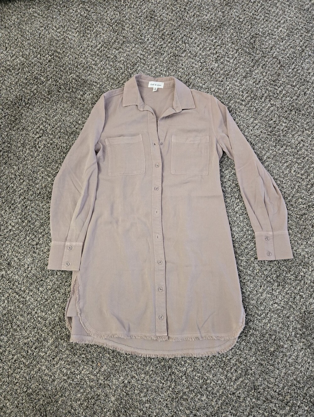 Cloth and Stone Size Small Lounge Button-Up Shirt Dress